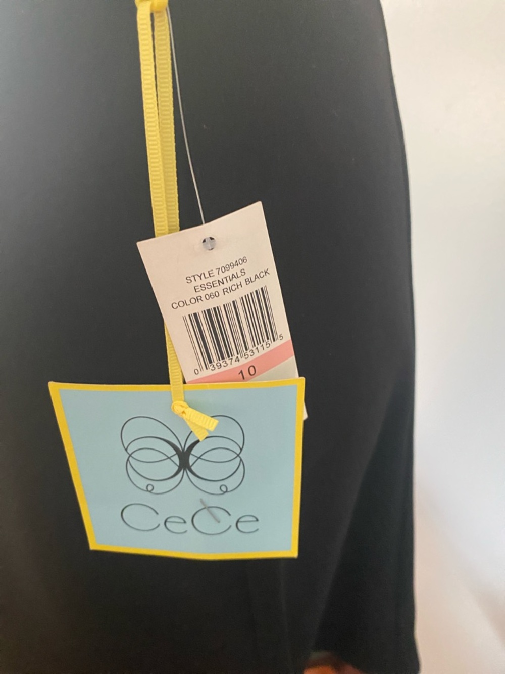 CeCe size 10 black NWT lined skirt - Picture 2 of 5